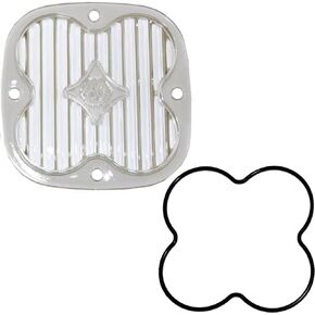 Baja Designs Squadron (Pro and Sport) LED Lens Kit, 1 Pack (Wide Cornering; Clear Lens)