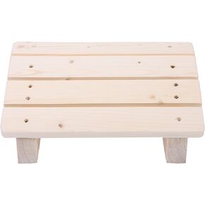 2 Pcs Foot Mat Wood Human Body Bench