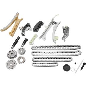 X AUTOHAUX Engine Timing Chain Kit for Ford Explorer 1997-2010 for Mazda B4000 2001-2010 for Mercury Mountaineer 1998-2010 4.0L V6 Replace 9-0389SX
