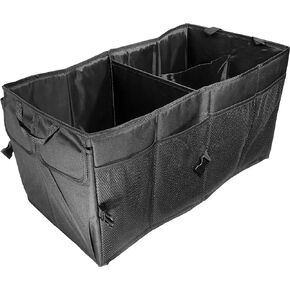 VViViD Heavy-Duty Black Nylon Car Trunk Storage Organizer Bin
