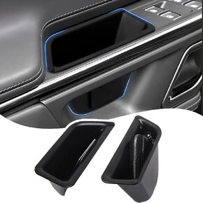 Door Side Storage Box Compatible with 2022 2023 Rivian R1T/R1S, Phone Storage Box, Insert Glove Tray, Door Handle Storage Box，Main Driver's Door Handle Storage Box (Front Door)