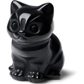 DUQGUHO Cat Gifts Decor Rose Quartz Cat Crystal Figurines Gifts for Women Lucky Cute Cat Statue Room Desk Decor for Mom 1PC