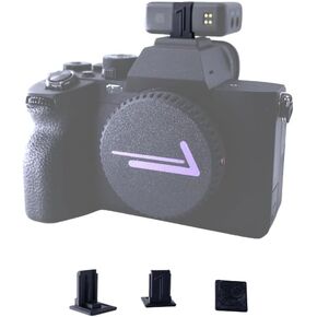 Cold Shoe Mount Replacement for DJI Mic, 3D Printed, Fits Camera Hot Shoe Mounted (3 Pack)