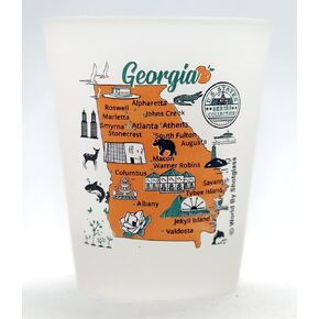 Georgia US State Series Collection Shot Glass