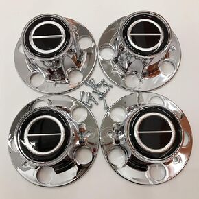 4PCS Replacement for Ranger Bronco II Explore Chrome Wheel Center Cap Hub Caps