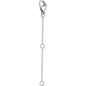 14K Solid Gold Chain 2" 3" 4" Necklace Bracelet Extender Chain, Delicate Durable Gold Adjustable Extension Chain for Necklace Bracelet Anklet Lobster Clasps