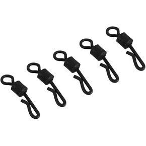 25pcs Fast Fishing Swivel Snap Clips Quick Change Fly Fishing Snaps Stainless Steel Lure Snaps Link Clips Fast Easy Fly Hook Snap Lure Connector Jigs Lures Fishing Clips Swivels Fishing Tackle