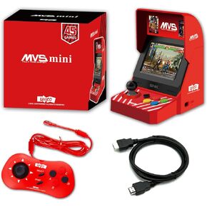 UNICO SNK MVS Mini Arcade and Red Controller [Included HDMI Cable], 45 Pre-Loaded Classic SNK NeoGeo Games: The King of The Fighters / Metal SLUG and More in Kuwait