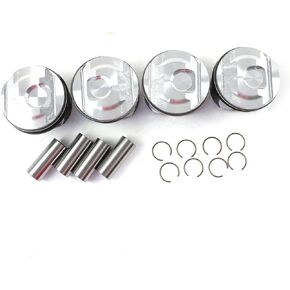 12652809 Piston Ring Kit 4Pcs Fit for Buick Envision for Cadillac XT5 ATS for Chevrolet Camaro Equinox for GMC Terrain 2020-2016 2.0T Engine Alloy Engine Piston & Pin Assembly