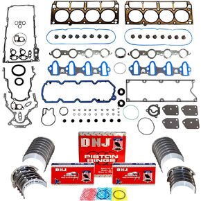 DNJ RRK3172 Engine Re-Ring Kit for 2005-2014 / Saab / 9-7x / 5.3L / OHV / V8 / Cu.294 / L33, LC9 / Vin 0, 3