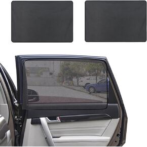 Car Window Shade, 25.6"×39.4" Auto Sunroof Window Cling Sunshade for Sun, Glare and UV Rays Protection, Magnetic Vehicle Sun Blocker Protector, Universal Car Accessories