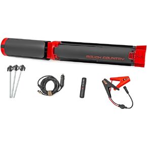 Rough Country Portable Telescopic LED Light Kit w/Tripod | 9500 Lumens- 99039, Black