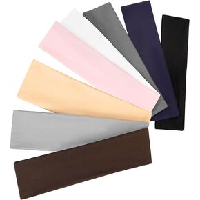 Headbands for Women - 8 Pack Hair Bands for Women's Hair Non Slip,Stretchy Soft Cotton Cloth Workout Headbands for Gym Fashion Accessories Teacher Appreciation Gifts - Hair Accessories for Women