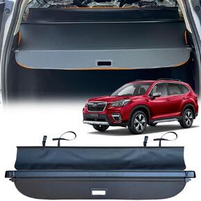 غطاء البضائع لعام 2024 2023 2022 سوبارو فورستر مع ستارة خلفية، تغطية كاملة مطورة غطاء صندوق خلفي قابل للسحب متوافق مع ملحق سوبارو فورستر 2024، ألياف الكربون in Kuwait