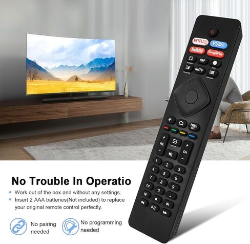 NH800UP RF402A-V14 for Philips TV Remote Replacement for Smart TV, Universal Remote Control Compatible with Philips TV in Saudi Arabia