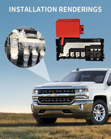 كتلة منصهر توزيع البطارية 84354716 متوافقة مع 2014-2020 GM شيفروليه جي إم سي كاديلاك استبدال 22985570 in Kuwait