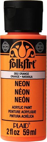 FolkArt Neon Acrylic Paint in Assorted Colors (2 Ounce), 2850 Neon Pink in Saudi Arabia