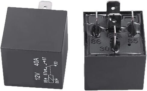 قطعتان من قطع الطاقة 40 أمبير 12 فولت واستبدال مرحل الإمالة لجونسون 25/35 HP 3 CYL 25/40/50 HP 35 Jet 40/50 HP لاستبدال Evinrude Outboard Marine Corp 582195 582472 582473 in Kuwait