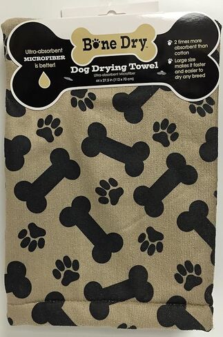 منشفة كلب مطبوعة MF من BONE DRY MfrPartNo 40499,Tan in Kuwait