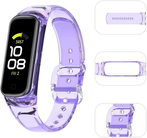 أحزمة بديلة متوافقة مع حزام الساعة الذكي Samsung Galaxy Fit2 SM-R220 للنساء والرجال in Kuwait