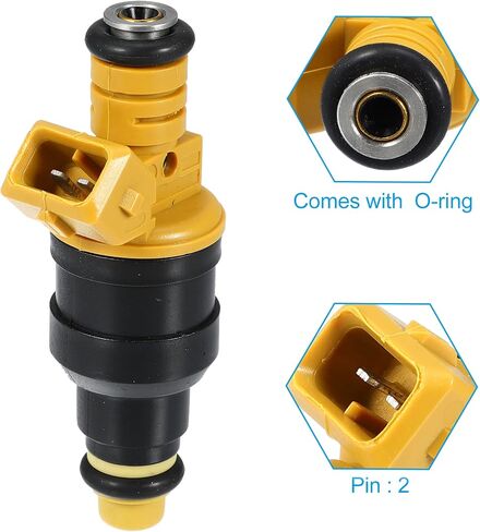 X AUTOHAUX مجموعة من 8 محاقن وقود متطابقة للتدفق 0280150943 لفورد F150 F250 F350 1987-2003 لنكولن لميركوري 4.6 5.0 5.4 5.8 V8 0280150718 0280150956 in Saudi Arabia