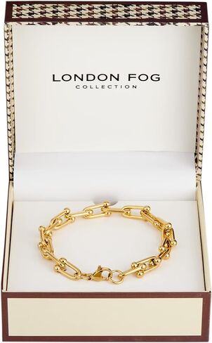 LONDON FOG Horse Bit Silver Plated 7.5 Inch Unisex Bracelet For Him and Her in Saudi Arabia