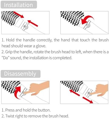 Hair Dryer Brush Blow Dryer Brush Salon Styler Hair Dryer and Volumizer with Three Interchangeable Barrels, Hot Air Brush Kit | Replacement Parts Orderable in Saudi Arabia