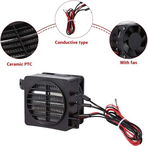 Constant Temperature Heating Car Air Heater, Compact for Office Dorm Room Car RV, 100W 12V in Saudi Arabia