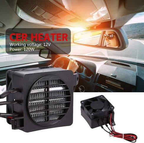 Constant Temperature Heating Car Air Heater, Compact for Office Dorm Room Car RV, 100W 12V in Saudi Arabia