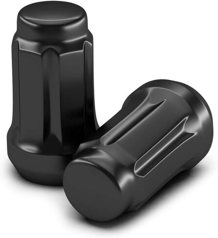 صواميل عروة A-KARCK مقاس M12 × 1.5، صواميل عروة سوداء منتفخة ذات نهاية مغلقة 20 قطعة مع مفتاح صامولة واحد، مقعد مخروطي بطول 1.38 بوصة سداسي 3/4 بوصة in Kuwait