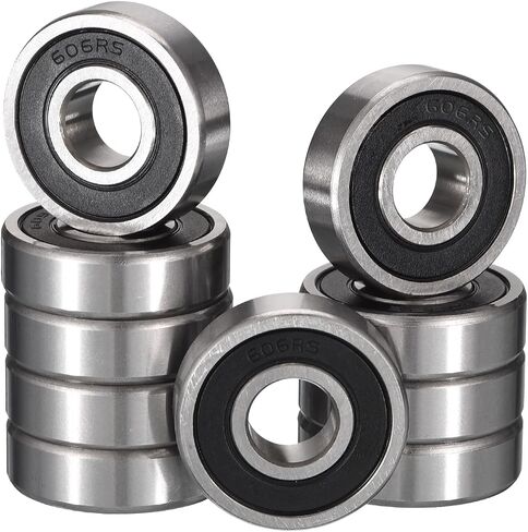 605-2RS Deep Groove Ball Bearings, ID 5mm x OD 14mm x Width 5mm Miniature Bearings, Double Rubber Sealed Ball Bearing Pre-Lubricated Chrome Steel Z2 Lever 10pcs in Saudi Arabia