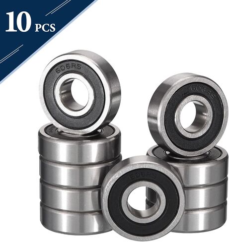 605-2RS Deep Groove Ball Bearings, ID 5mm x OD 14mm x Width 5mm Miniature Bearings, Double Rubber Sealed Ball Bearing Pre-Lubricated Chrome Steel Z2 Lever 10pcs in Saudi Arabia