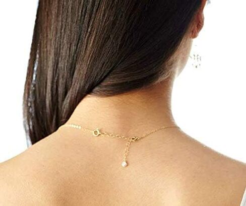 18kt Real Gold Chain Necklace Extender, 2Inch/3Inch/4Inch Delicate Durable Adjustable Gold Chain Extender for Gold Necklace Bracelet Anklet in Saudi Arabia