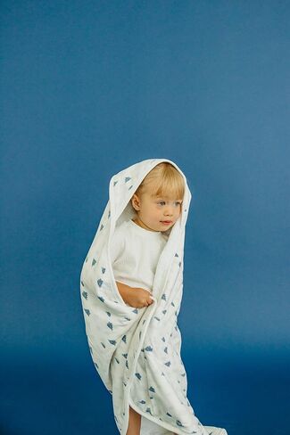 Copper Pearl Premium Baby Knit Hooded Bath Towel Cody in Saudi Arabia