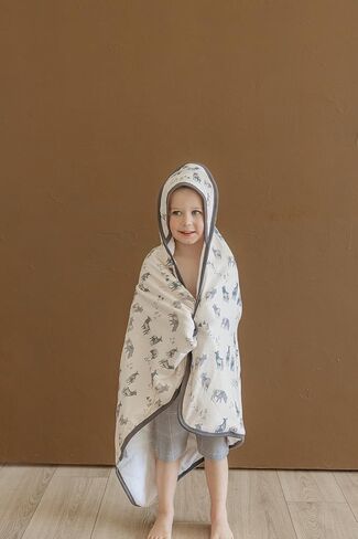 Copper Pearl Premium Baby Knit Hooded Bath Towel Cody in Saudi Arabia