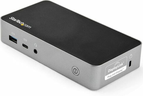 StarTech.com USB-C Dock - Dual Monitor 1080p HDMI Laptop Docking Station - 65W Power Delivery - 1x USB-C, 3x USB-A, Ethernet - Dual Video Display USB 3.1 Gen 1 Type-C Dock - Mac & Windows (DK30CHHPD) in Saudi Arabia