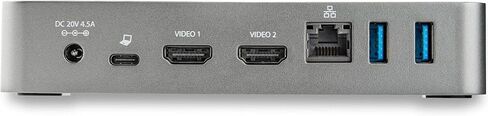 StarTech.com USB-C Dock - Dual Monitor 1080p HDMI Laptop Docking Station - 65W Power Delivery - 1x USB-C, 3x USB-A, Ethernet - Dual Video Display USB 3.1 Gen 1 Type-C Dock - Mac & Windows (DK30CHHPD) in Saudi Arabia