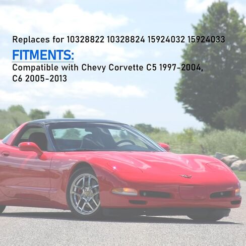 متوافق مع مقبض مزلاج صندوق القفازات Chevy Corvette، بديل قفل باب مقصورة القفازات لسيارة Chevy Corvette C5 1997-2004، C6 2005-2013، يستبدل 10328822 10328824 15924032 15924033 (أسود) in Kuwait