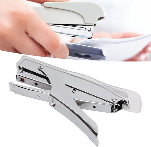 Hand Held Stapler, Office stapling Machine Paper, stapling Machine Paper Stapler Mini Stapler for Factories Schools Offices Warehouses (Transparent) in Saudi Arabia
