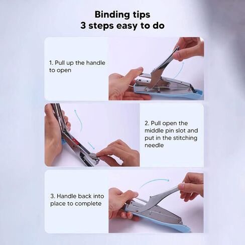 Hand Held Stapler, Office stapling Machine Paper, stapling Machine Paper Stapler Mini Stapler for Factories Schools Offices Warehouses (Transparent) in Saudi Arabia