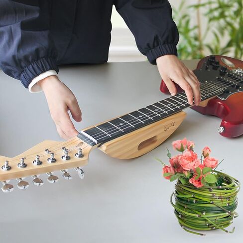 Guitar Neck Rest, Guitar Neck Cradle Support Pillow String Instrument Luthier Tool,Guitar Support Pillow for Changing Strings,Wooden Neck Craddle for Electric Guitars/Jazz Guitar (B) in Saudi Arabia