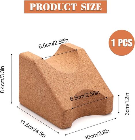 Guitar Neck Rest, Two Heights Corkwood Guitar Neck Holder Cradle Support Stand Pillow, Luthier Tools Accessories for String Instrument, Ukulele, Violin, Banjo, Mandolin in Saudi Arabia
