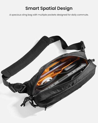 tomtoc 5.5L X-Pac Sling Crossbody Bag for Nintendo Switch 2/ROG Xbox Ally X in Kuwait