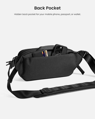 tomtoc 5.5L X-Pac Sling Crossbody Bag for Nintendo Switch 2/ROG Xbox Ally X in Kuwait