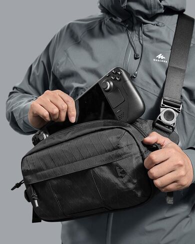 tomtoc 5.5L X-Pac Sling Crossbody Bag for Nintendo Switch 2/ROG Xbox Ally X in Kuwait