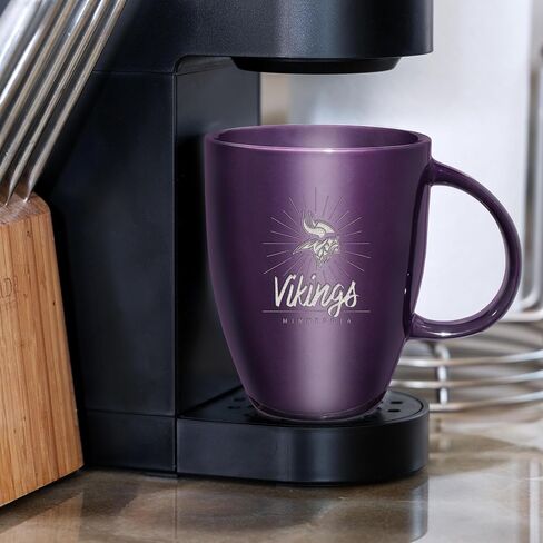 Rico Industries NFL Unisex-Adult LBC 18oz Laser Engraved Ceramic Lustre Mug in Saudi Arabia