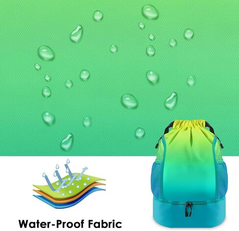 حقيبة ظهر رياضية من بروتو، حقيبة ظهر برباط مقاومة للماء، حقيبة رياضية مع حجرة للأحذية وحامل زجاجة مياه in Kuwait