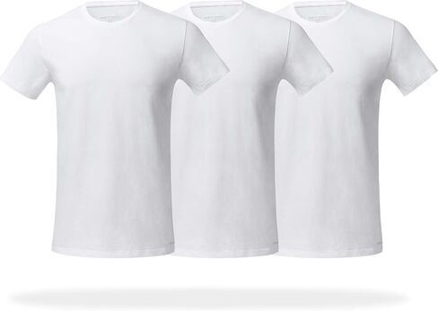 Pair of Thieves 3-Pack Slim Fit Crew Neck T-Shirts for Men - Super Soft Tagless T-Shirts for Men, Multipack Tee Undershirts in Kuwait