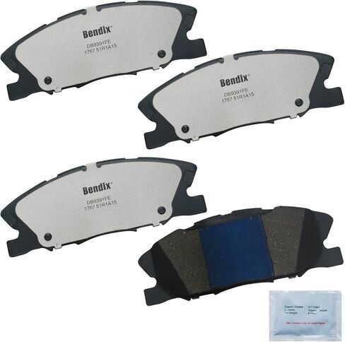 Bendix Fleet Metlok Front Brake Pads for Ford Escape 2012-2010, Mercury Mariner 2011-2010- (MKD1047BFM) in Saudi Arabia