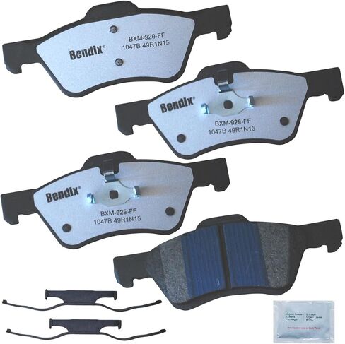 Bendix Fleet Metlok Front Brake Pads for Ford Escape 2012-2010, Mercury Mariner 2011-2010- (MKD1047BFM) in Saudi Arabia